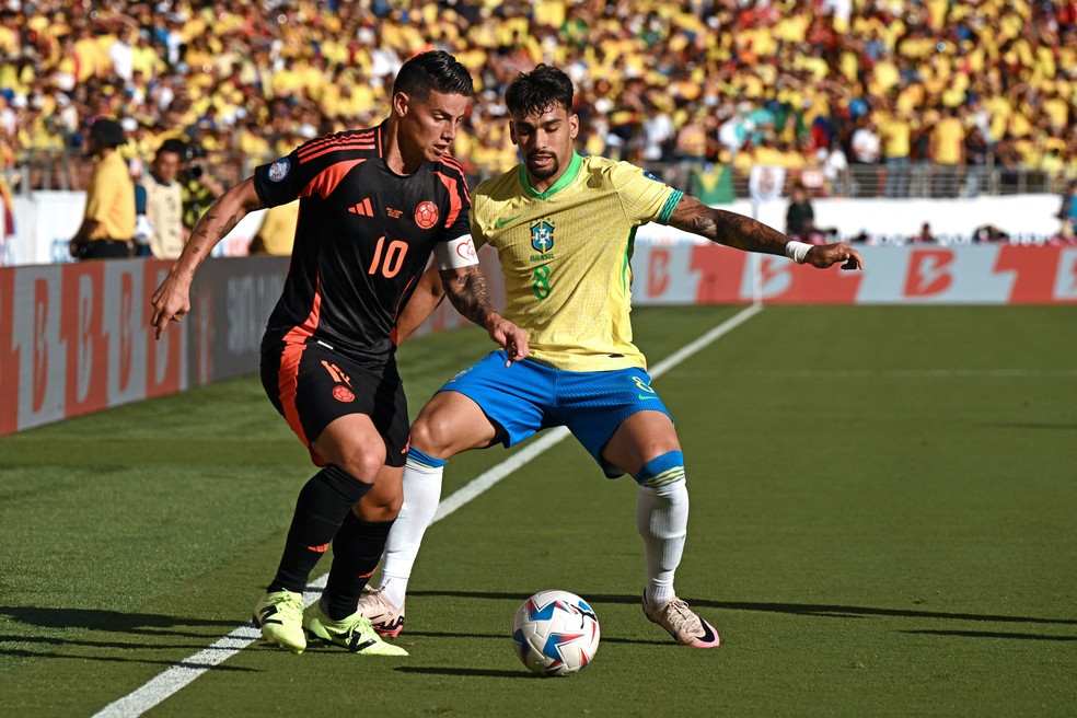 Paquetá vem jogando pelo Brasil na Copa América — Foto: Patrick T. Fallon / AFP