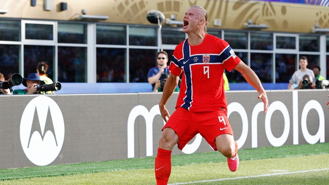 Haaland - Iraque x Noruega - Copa do Mundo