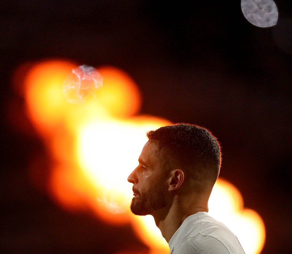 Renato Augusto em jogo do Corinthians — Foto: Rodrigo Coca/Ag. Corinthians