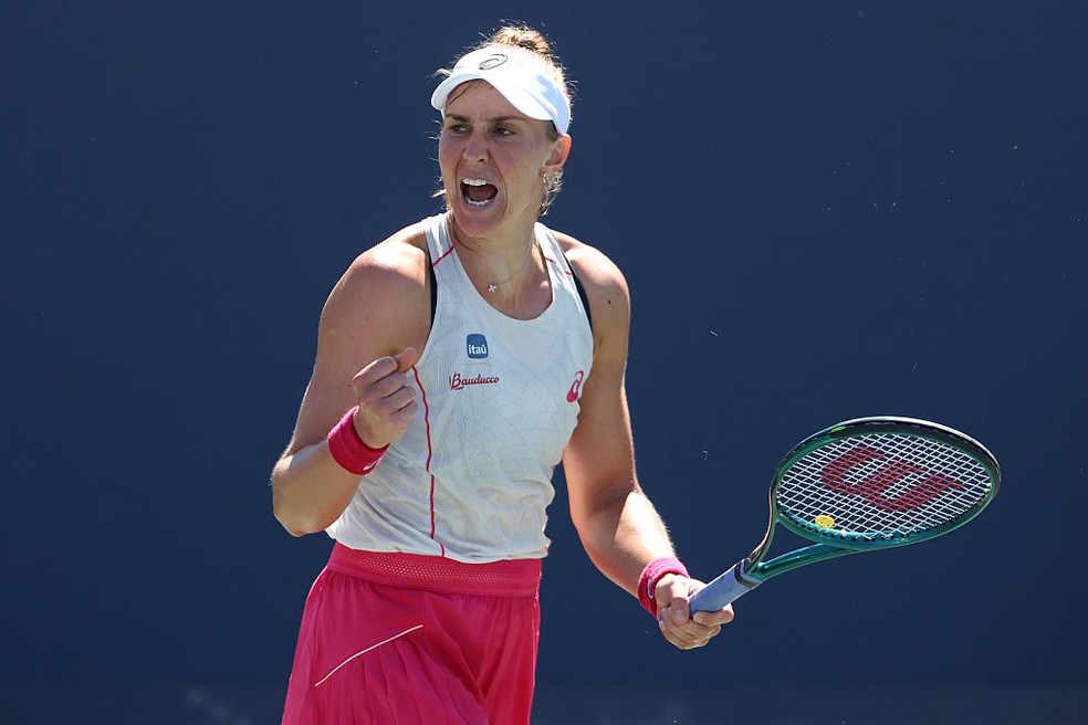Bia Haddad bate britânica e avança no US Open — Foto: Matthew Stockman/Getty Images