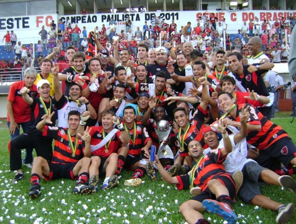 Oeste foi campeão da Série C de 2012 — Foto: Alan Schneider