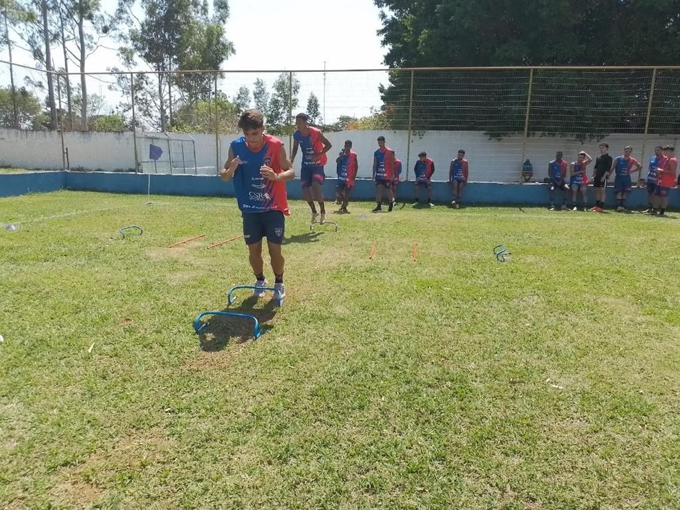 Treinos do União ABC seguem focados na Copinha 2024. — Foto: Divulgação