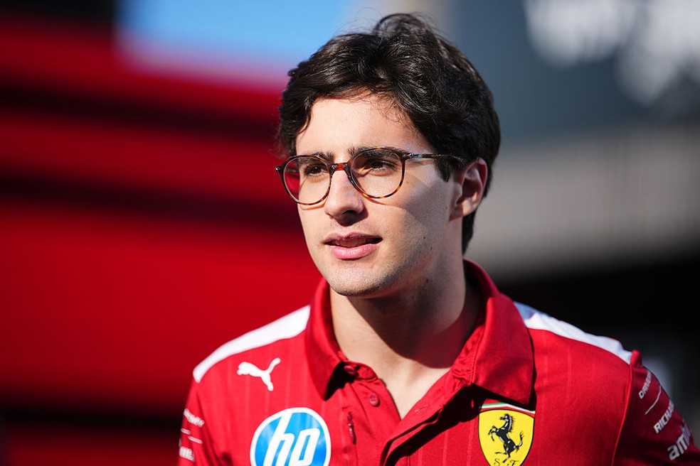 Rafael C&acirc;mara em setembro de 2025, no Circuito de Monza, durante a etapa da F3 e o GP da It&aacute;lia da F1 &mdash; Foto: Malcolm Griffiths - Formula 1/Formula Motorsport Limited via Getty Images