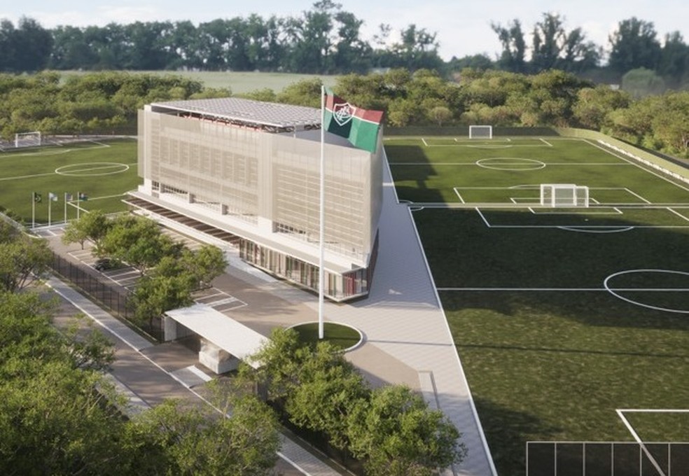 Projeto da reforma do CT Carlos Castilho — Foto: Reprodução