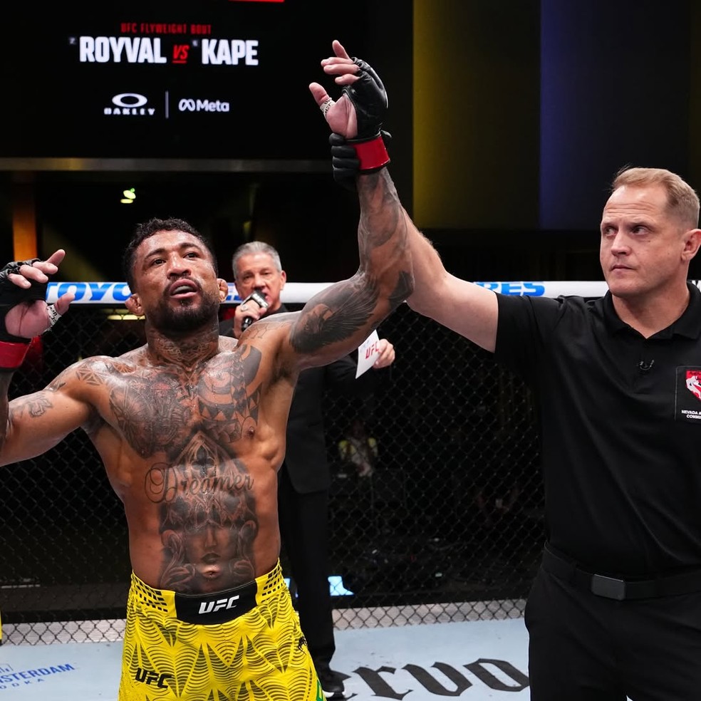 Joanderson 'Tubarão' soma 18 vitórias, cinco derrotas e um empate no MMA — Foto: Redes sociais/UFC