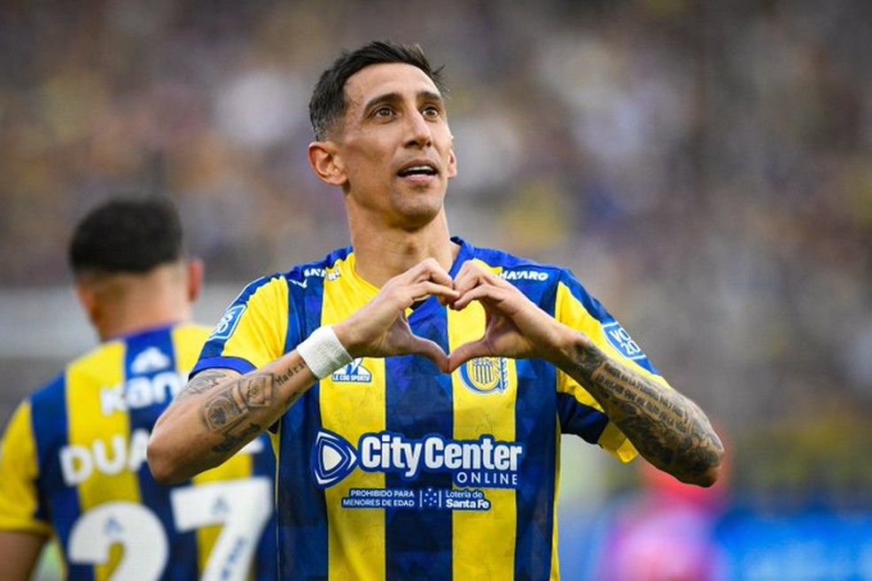 Di María faz gol olímpico, e Rosario Central empata com o Boca Juniors no Campeonato Argentino