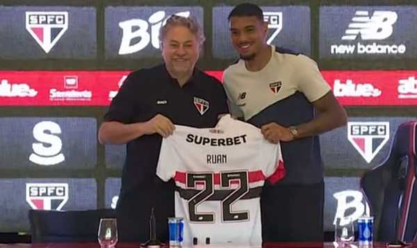 Referências com Ferreira influenciaram escolha de Ruan pelo São Paulo.