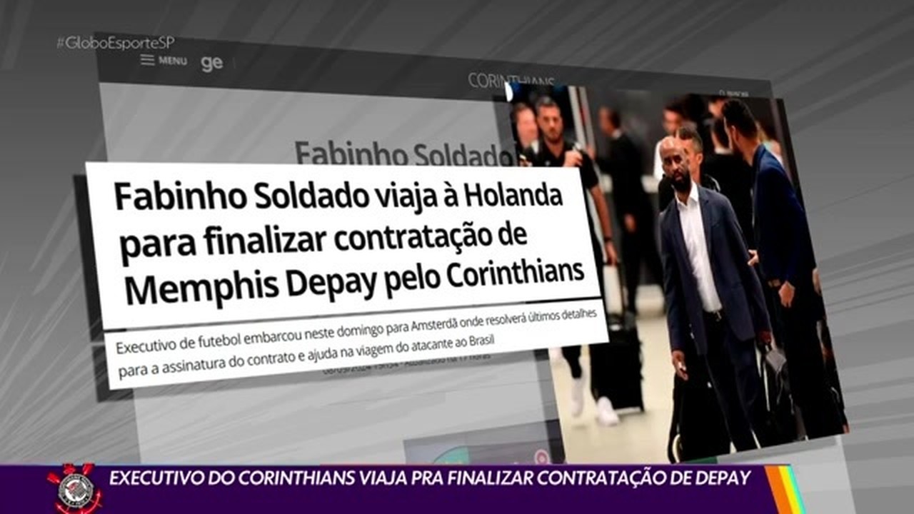 Executivo do Corinthians viaja para finalizar contrataçãobet cadastrou ganhouDepay