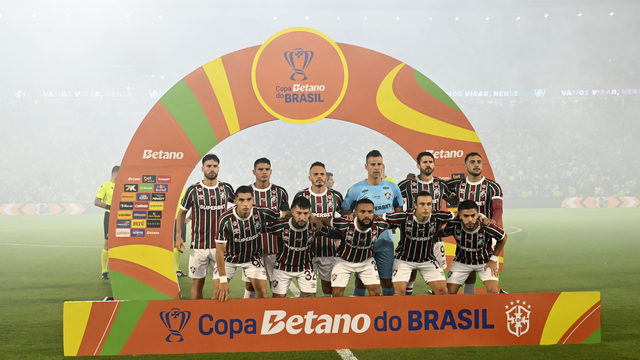 Fluminense posado para enfrentar o Vasco na semifinal da Copa do Brasil