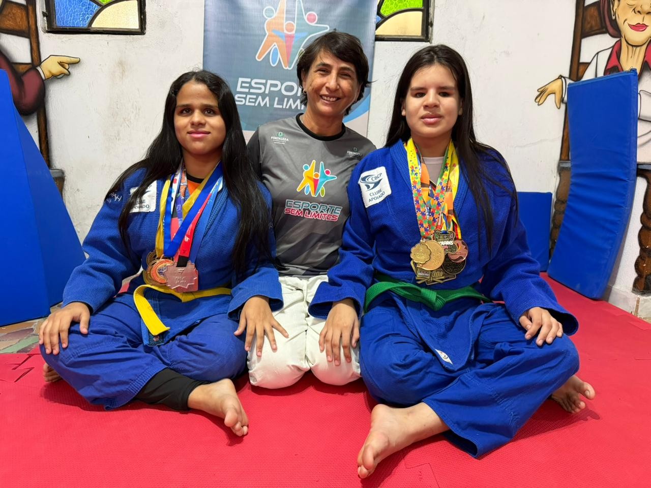 Fortalezas de Todos: judocas do Instituto dos Cegos, Yvila e Jhenifer são multicampeãs