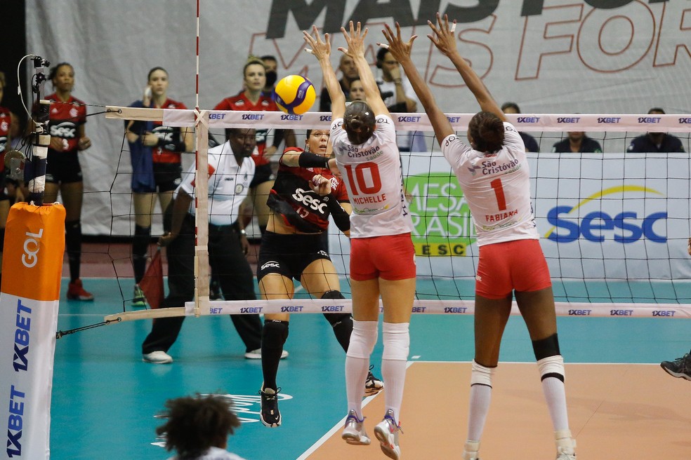 Equipe de vôlei feminina vence por 3 sets a zero a Unifap no JUBs 2021