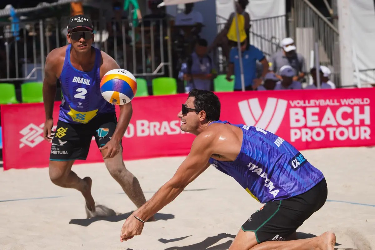 André Stein disputa Sul-Americano de vôlei de praia e mira Los Angeles com nova dupla