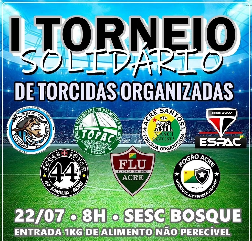 Torneio Solidário de Futebol Acre — Foto: Divulgação