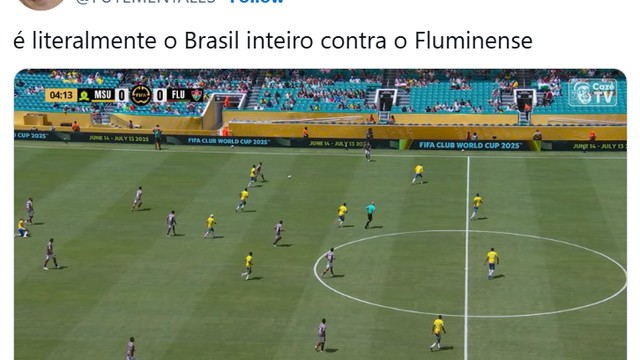 Meme de Mamelodi x Fluminense