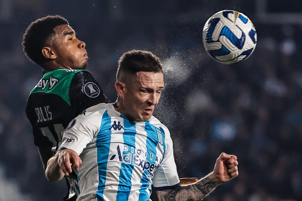 Aníbal Moreno Racing x Atlético Nacional Libertadores — Foto: Juan Ignacio Roncoroni/EFE