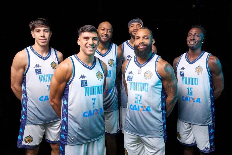 Time Mundo no Jogo das Estrelas do NBB 2026 — Foto: Marcos Limonti