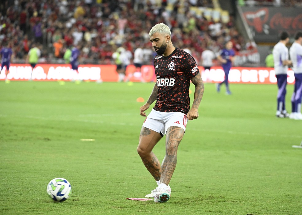 Flamengo x Cruzeiro: Gabigol — Foto: André Durão