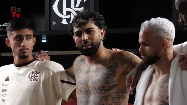 FALA, ÍDOLO! Antes de dar adeus, Gabigol se declara para os seus companheiros de equipe