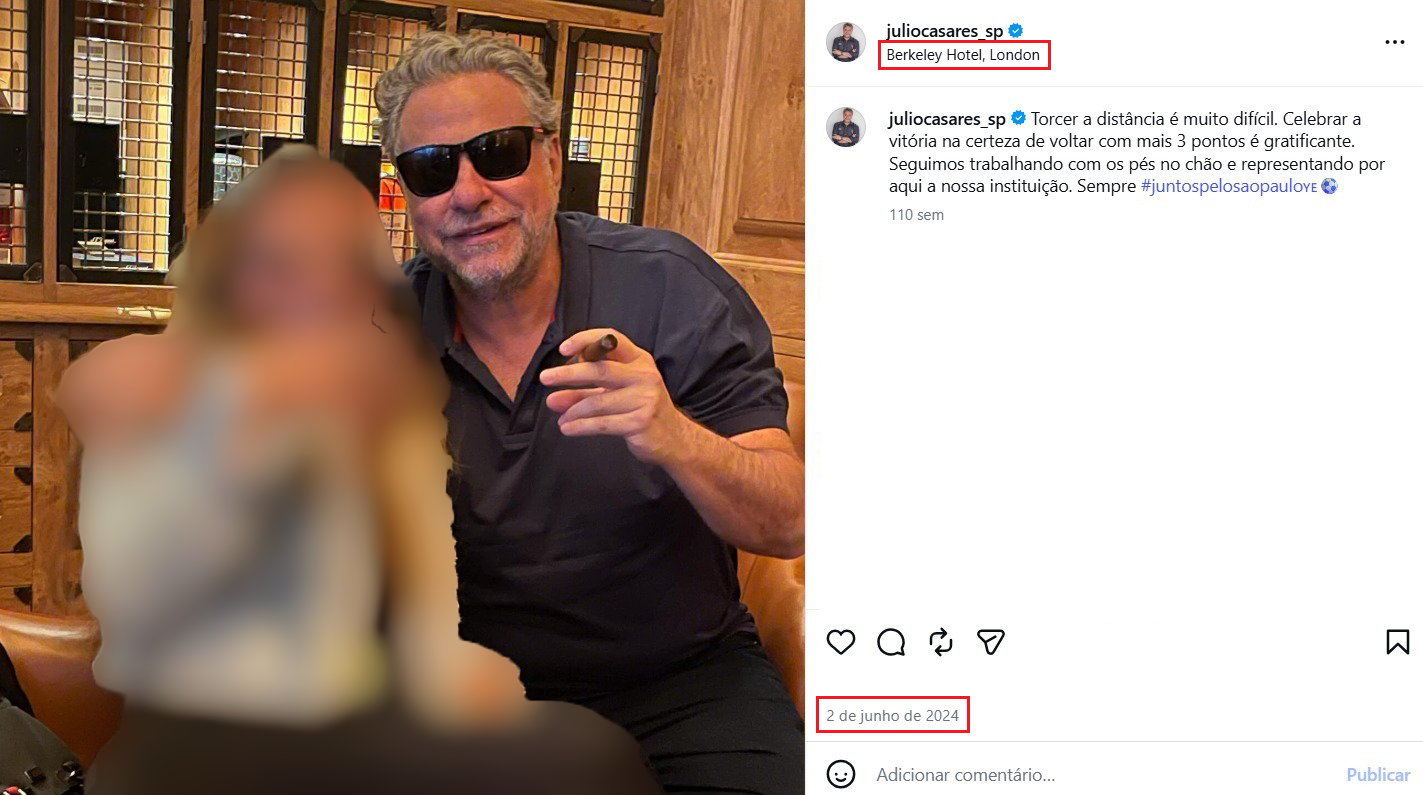 De casa de charutos a lojas de grife: Casares gastou R$ 1 milhão com cartão do São Paulo