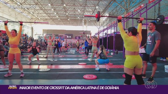 Maior evento de crossfit da América Latina é realizado em Goiânia - Programa: Globo Esporte GO 