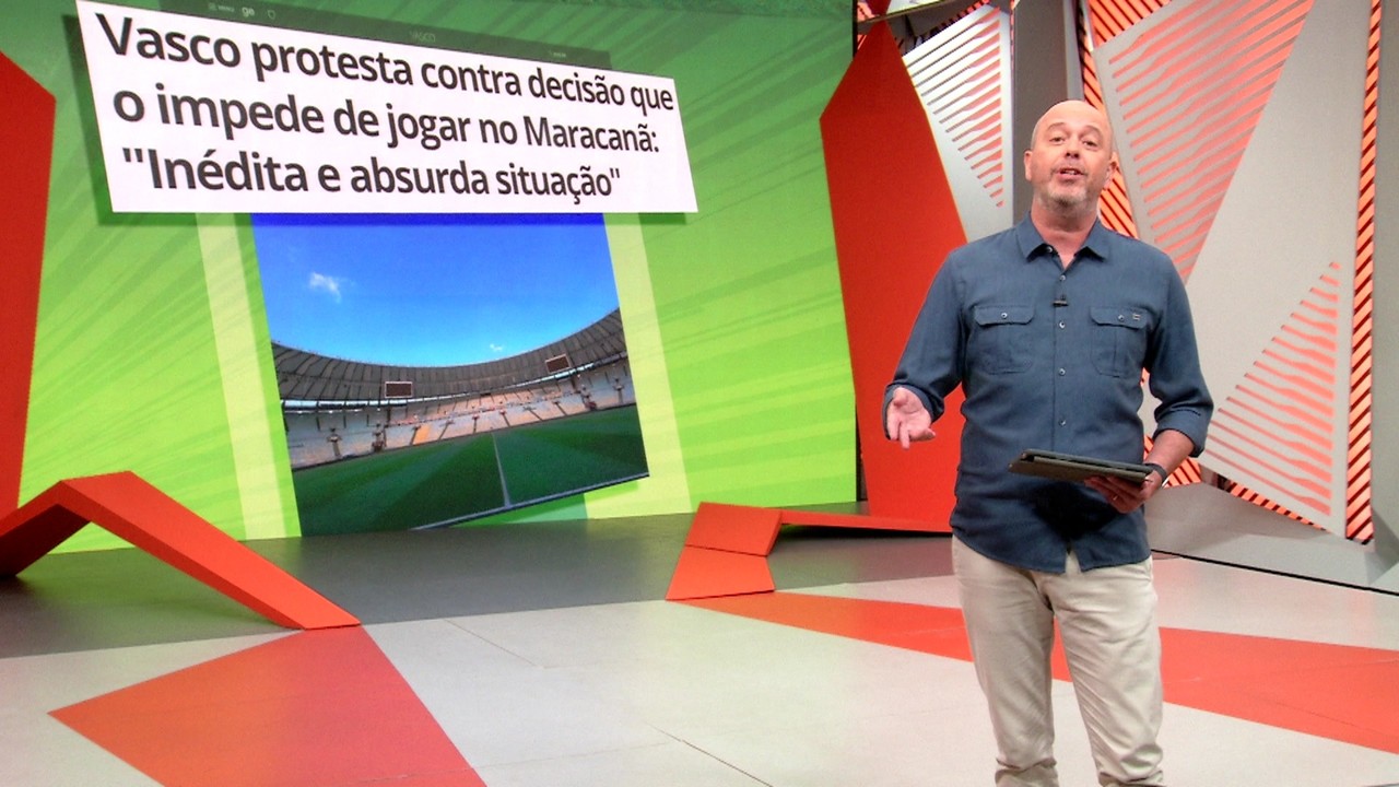 Vasco protesta contra decisão que o impede de jogar no Maracanã: 'Inédita e absurda a situação'