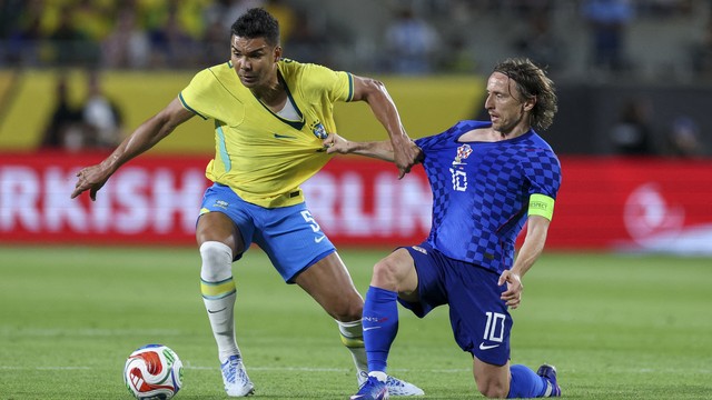 Casemiro Modric Brasil Croácia