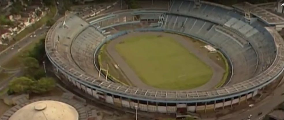 Antiga Fonte Nova — Foto: Reprodução / TV Bahia