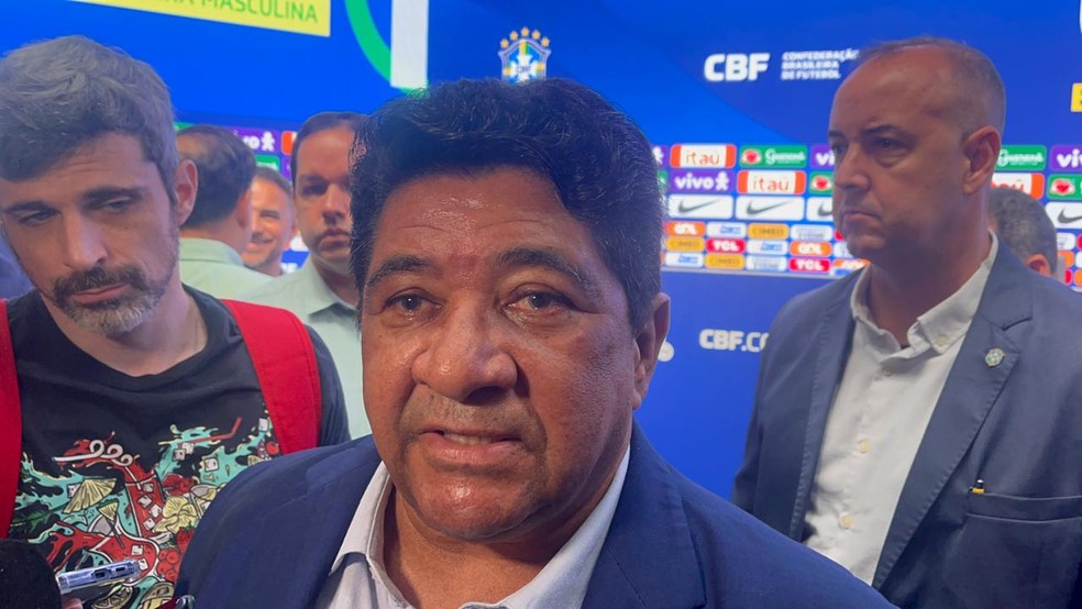 Ednaldo Rodrigues, presidente da CBF, em entrevista � Foto: Mart�n Fernandez