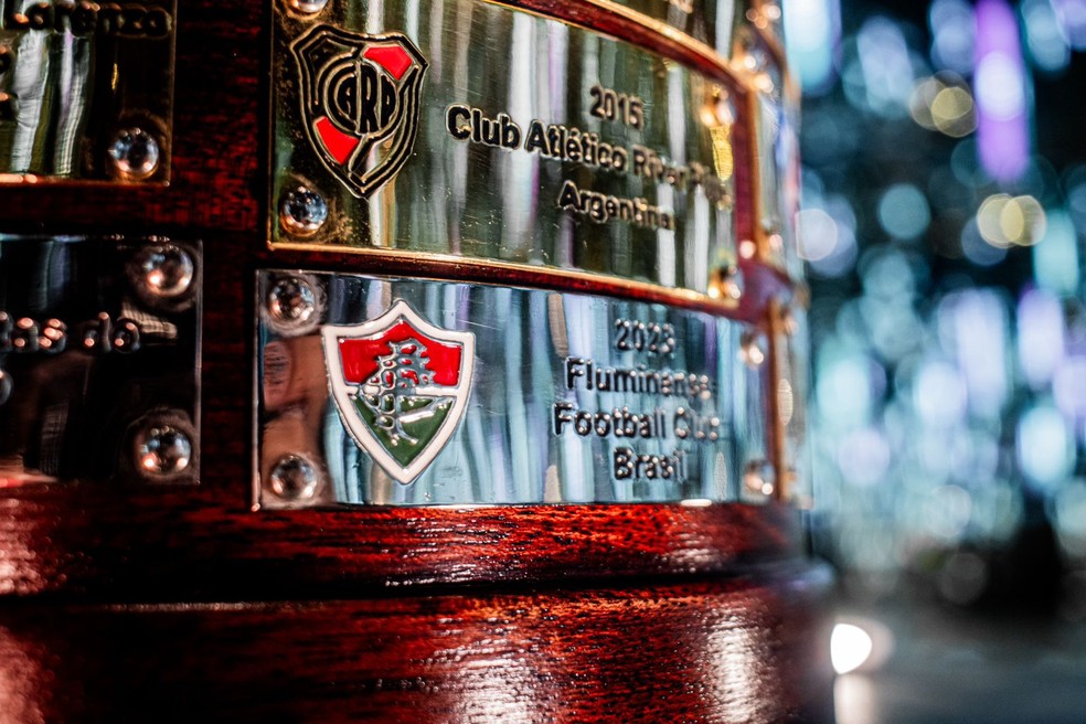 Taça da Libertadores no Museu do Fluminense — Foto: Divulgação/Fluminense