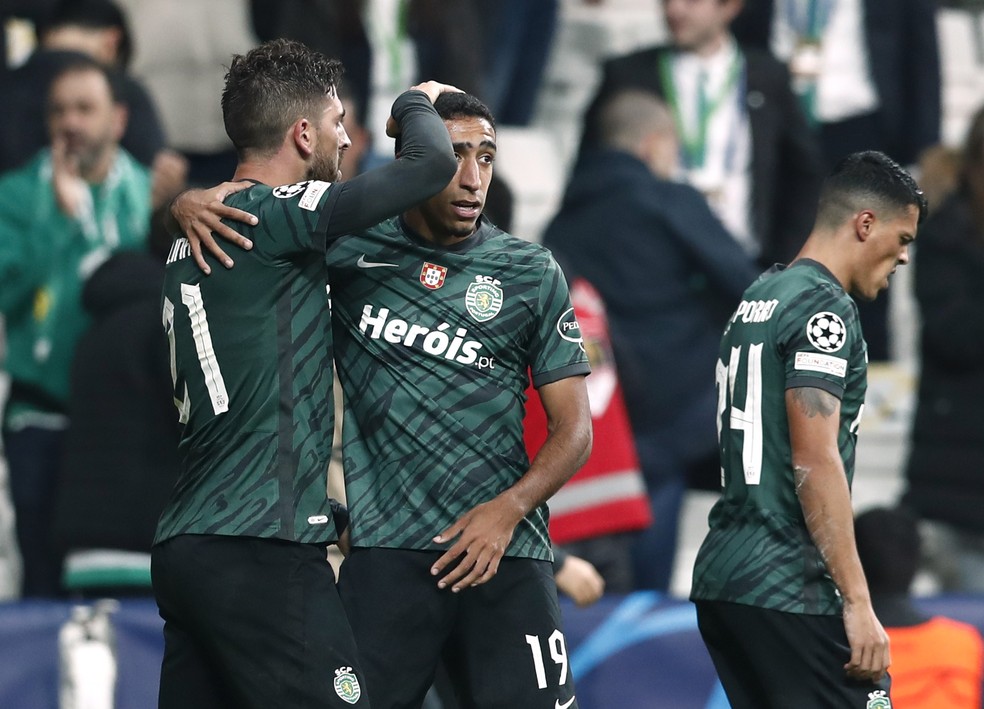 Sporting goleia Besiktas, consegue primeira vitória na Champions e mantém  vivo sonho das oitavas, liga dos campeões