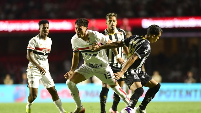 São Paulo e Santos se enfrentam novamente na quarta-feira