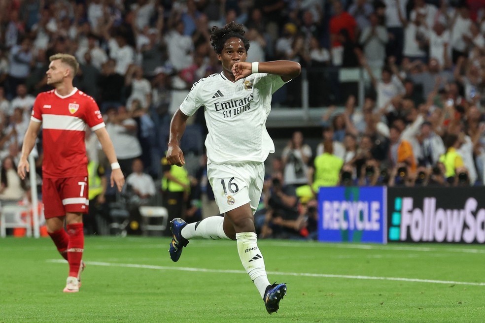 Palmeiras fatura com gol de Endrick na vitória do Real Madrid