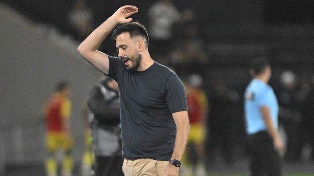 Davide Ancelotti se lamenta durante Botafogo x Mirassol