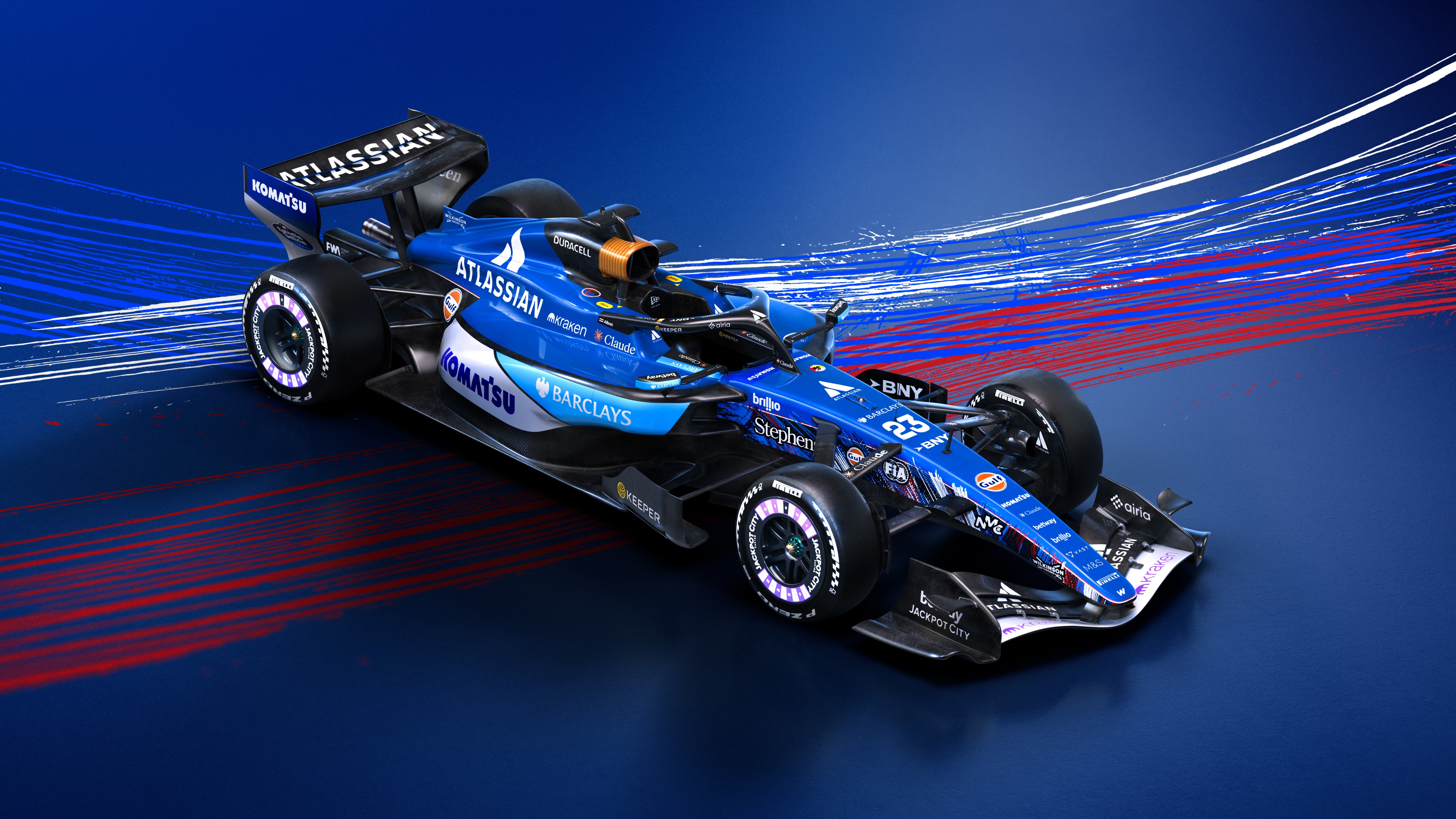 Williams dá toque britânico à pintura para o GP da Grã-Bretanha