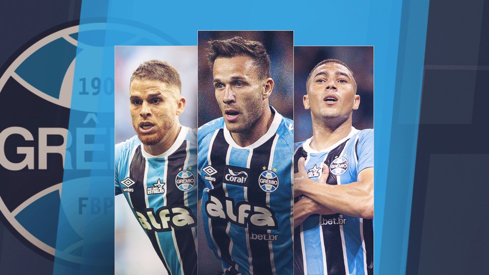 Contratações do Grêmio em 2025 — Foto: Infoesporte