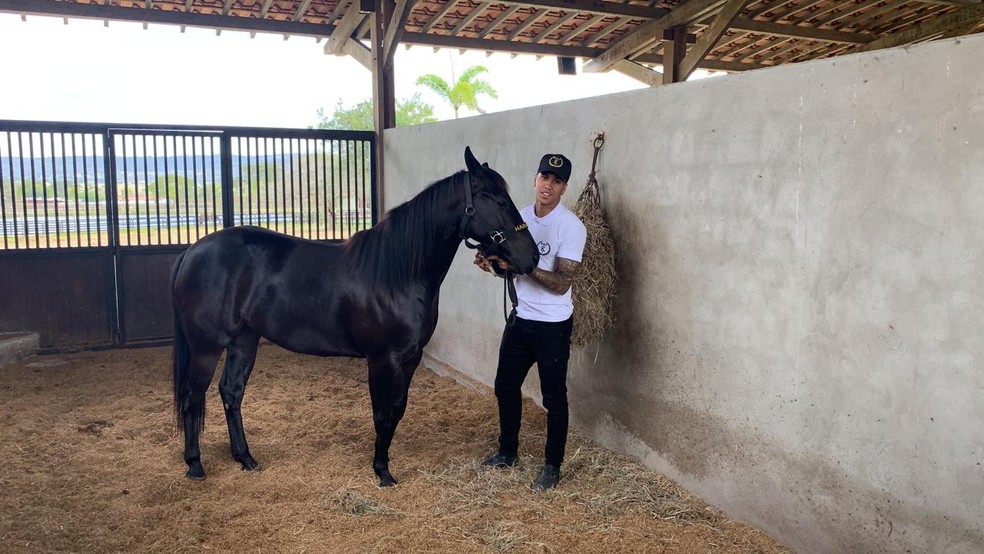 Kaio Jorge e Lebleu Bull JGC no haras