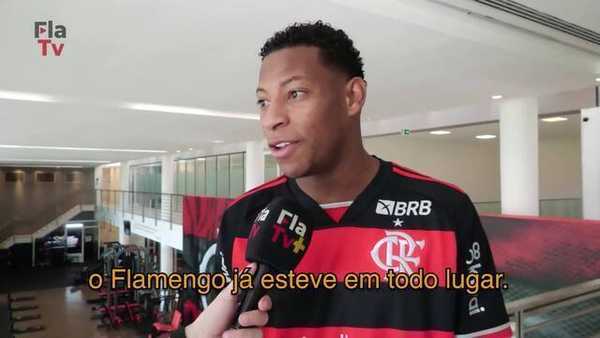 Plata ansioso para jogar no Maracanã após assistir finais do Flamengo na Libertadores