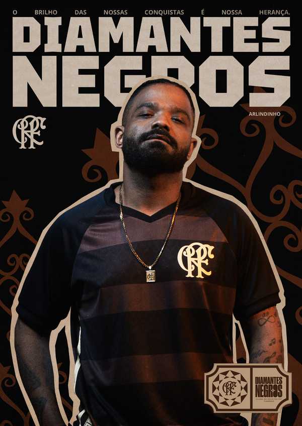 Camisa com homenagem; Flamengo lança camisa especial Diamantes Negros e homenageia a ancestralidade.