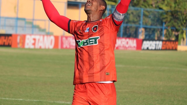 Altos x Botafogo-PB - Série C 2023 - Mota, goleiro do Belo, comemora gol