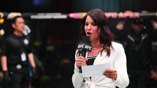 UFC tem primeira mulher como announcer após titular ficar rouco - Foto: (Chris Unger/Zuffa LLC via Getty Images)
