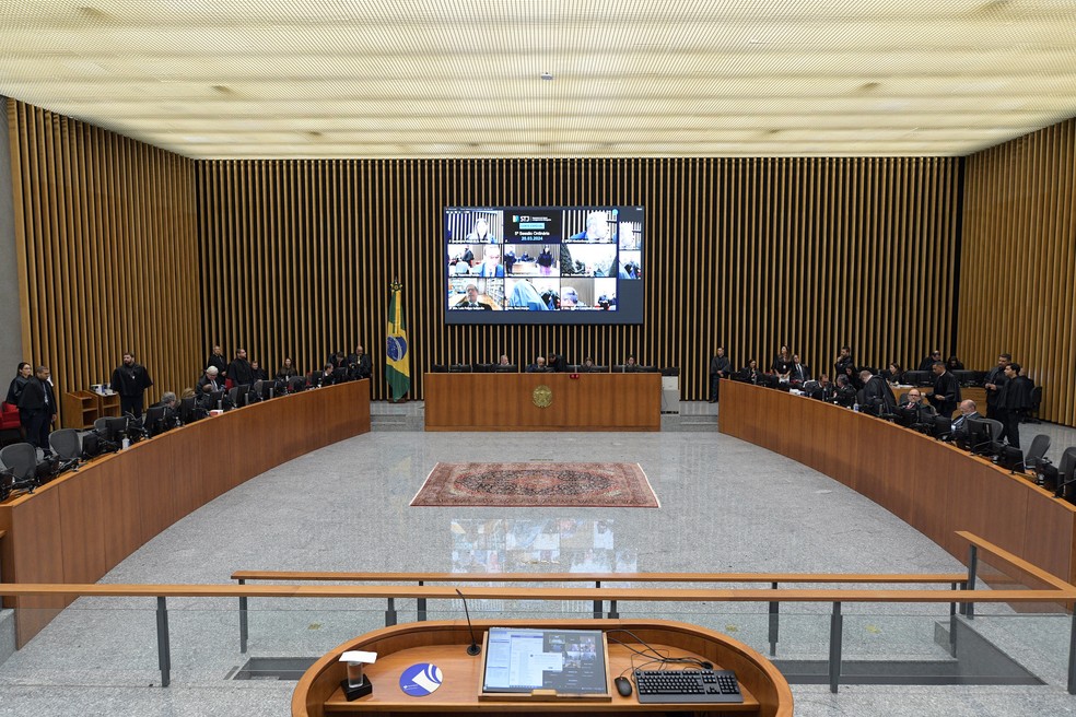 STJ aprovou a homologação da pena de Ricardo Falco, amigo de Robinho, por estupro coletivo — Foto: Rafael Luz/STJ