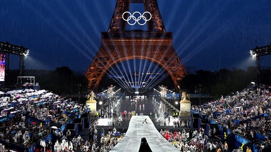 Cerimônia de abertura Paris-2024 foi a mais vista nos EUA desde Londres-2012; veja números  - Foto: (Joel Marklund/PA Images via Getty Images)
