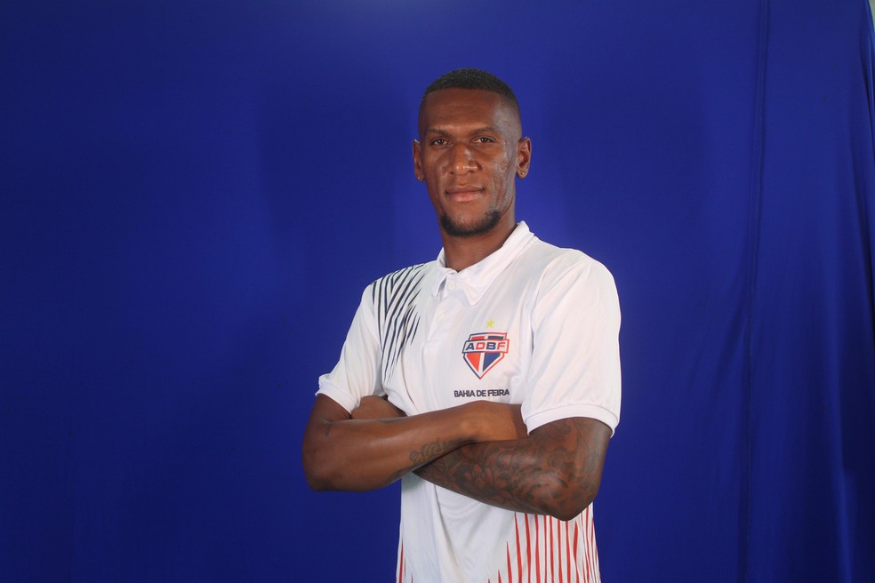 Alex Cazumbá, do Bahia de Feira — Foto: Eduarda Borges / Bahia de Feira