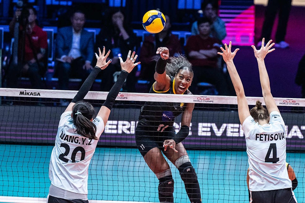 Praia Clube, Tianjin, Mundial de Clubes — Foto: Volleyball World
