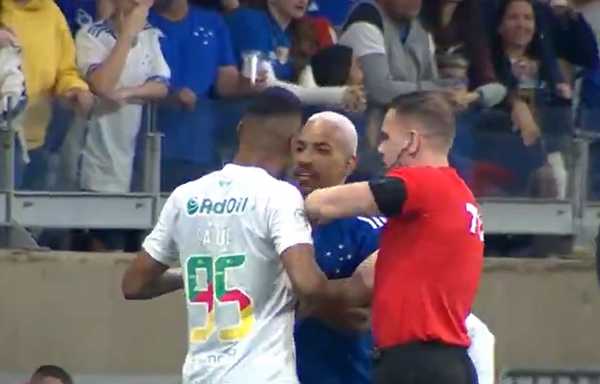 Cruzeiro x Juventude: Matheus Pereira provoca e partida termina em confusão.