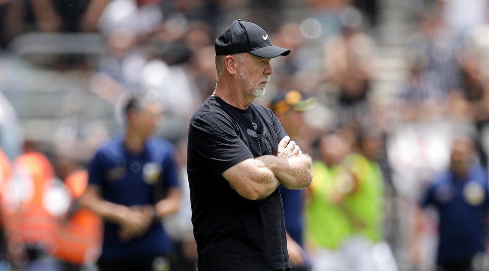 Mano Menezes em Corinthians x Novorizontino — Foto: Agência Corinthians