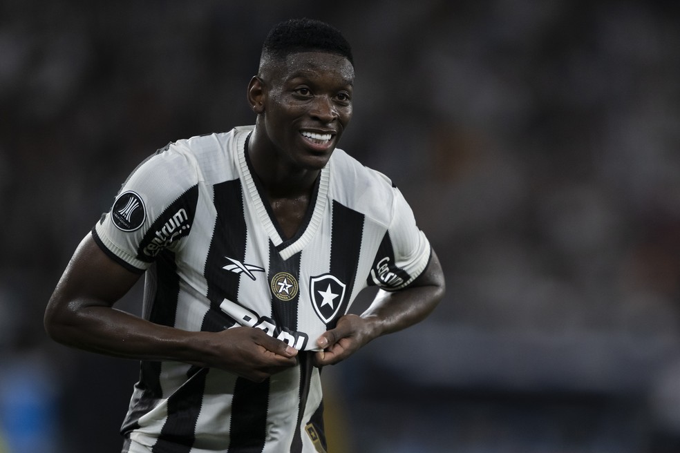 Botafogo x Peñarol Luiz Henrique Libertadores — Foto: Jorge Rodrigues/AGIF