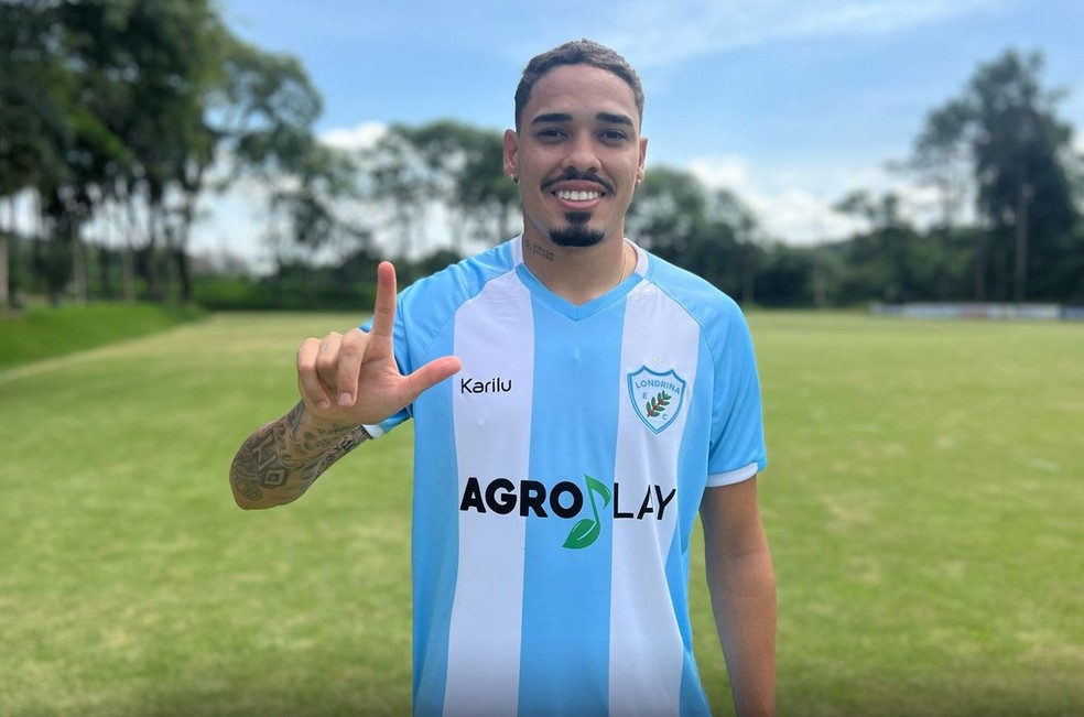 Iago Telles, atacante do Londrina — Foto: Divulgação/Londrina EC