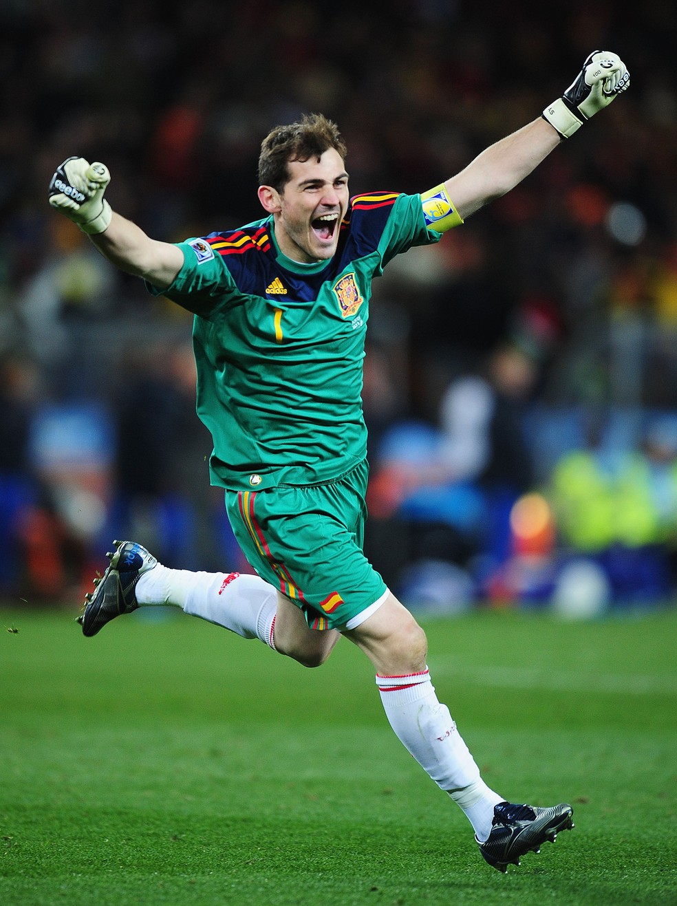 Iker Casillas na final de 2010 — Foto: Getty Images