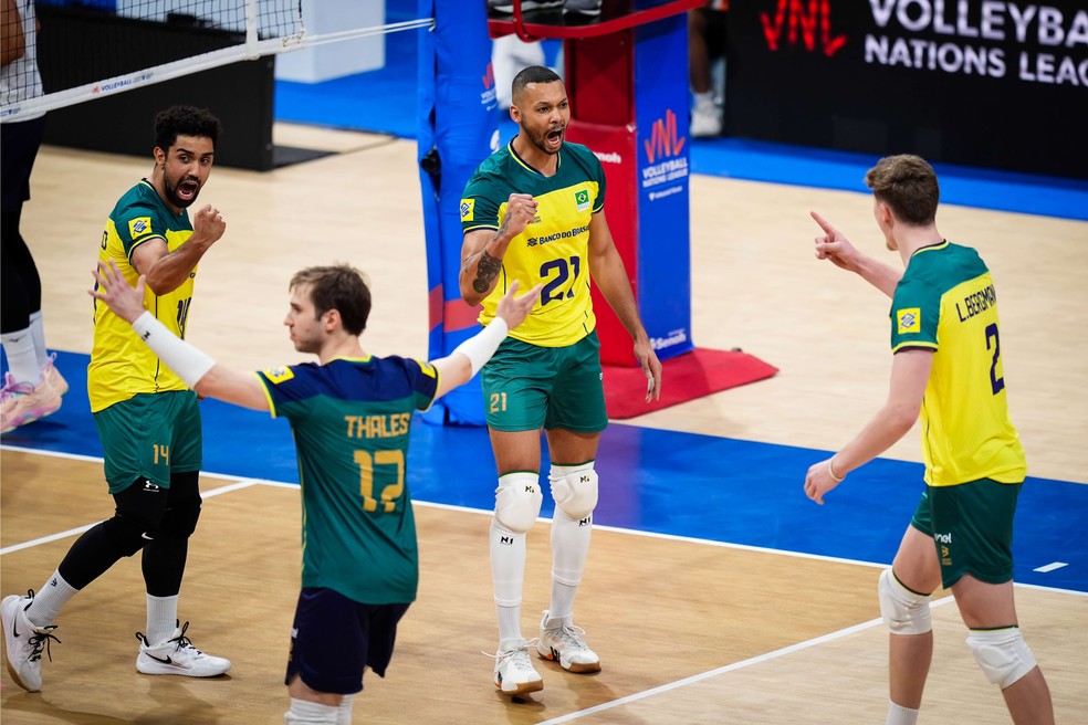 Itália x França pelas quartas de final da VNL Masculina onde assistir